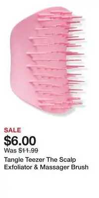 Ulta Beauty Tangle Teezer The Scalp Exfoliator & Massager Brush offer