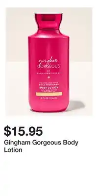 Bath & Body Works Gingham Gorgeous Body Lotion offer