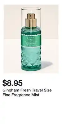 Bath & Body Works Gingham Fresh Travel Size Fine Fragrance Mist offer