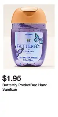 Bath & Body Works Butterfly PocketBac Hand Sanitizer offer
