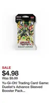 Game Stop Yu-Gi-Oh! Trading Card Game: Duelist's Advance Sleeved Booster Pack (10 Cards per Pack) offer
