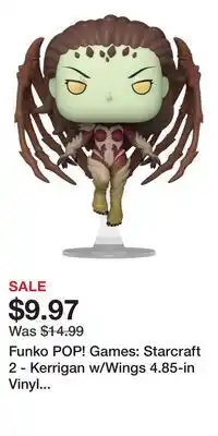 Game Stop Funko POP! Games: Starcraft 2 - Kerrigan w/Wings 4.85-in Vinyl Figure GameStop Exclusive offer