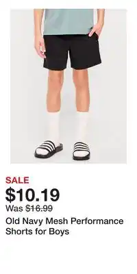 Old Navy Old Navy Mesh Performance Shorts for Boys offer