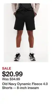 Old Navy Old Navy Dynamic Fleece 4.0 Shorts -- 8-inch inseam offer