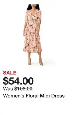 Belk Women's Floral Midi Dress offer