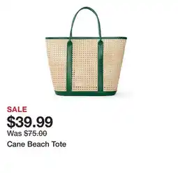 Belk Cane Beach Tote offer