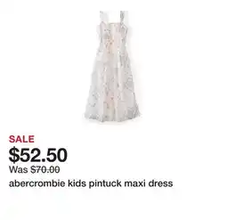 Belk abercrombie kids pintuck maxi dress offer