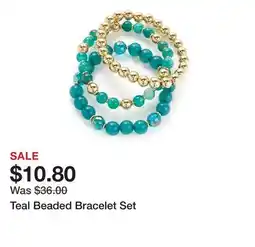 Belk Teal Beaded Bracelet Set offer
