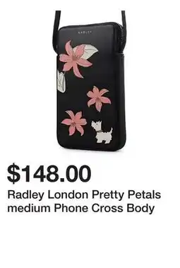 Belk Radley London Pretty Petals medium Phone Cross Body offer