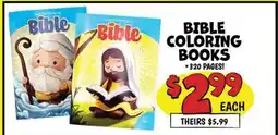 Ollie's BIBLE COLORING BOOKS offer