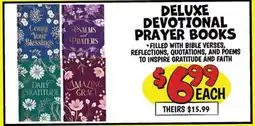 Ollie's DELUXE DEVOTIONAL PRAYER BOOKS offer