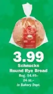 Schnucks Schnucks Round Rye Bread offer