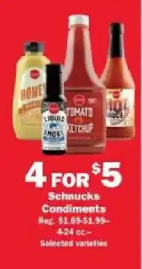 Schnucks Schnucks Condiments offer