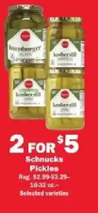 Schnucks Schnucks Pickles offer