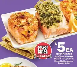 Schnucks Fresh Atlantic Stuffed Salmon offer