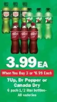 Schnucks 7Up, Dr Pepper or Canada Dry offer