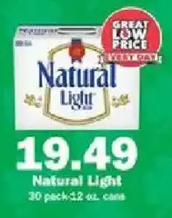 Schnucks Natural Light offer