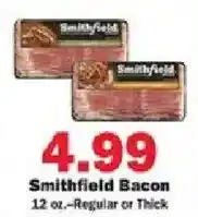 Schnucks Smithfield Bacon offer