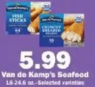 Schnucks Van de Kamp's Seafood offer