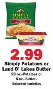 Schnucks Simply Potatoes or Land O' Lakes Butter offer