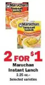 Schnucks Maruchan Instant Lunch offer