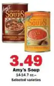 Schnucks Amy's Soup offer
