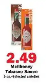 Schnucks Mcllhenny Tabasco Sauce offer