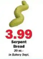 Schnucks Serpent Bread offer