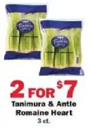 Schnucks Tanimura & Antle Romaine Heart offer