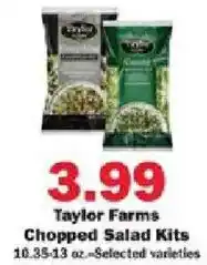 Schnucks Taylor Farms Chopped Salad Kits offer