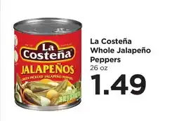 Food 4 Less La Costeña Whole Jalapeño Peppers offer