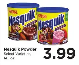Food 4 Less Nesquik Powder offer