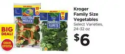 Food 4 Less Kroger Family Size Vegetables offer
