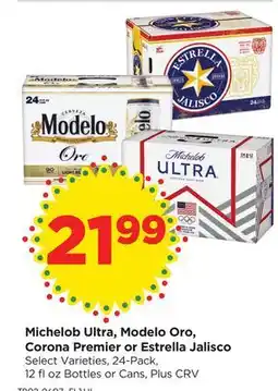 Food 4 Less Michelob Ultra, Modelo Oro, Corona Premier or Estrella Jalisco offer