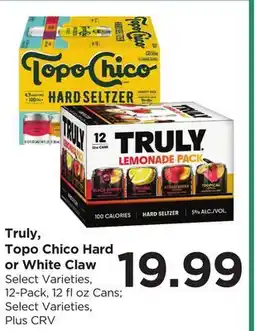 Food 4 Less Truly, Topo Chico Hard or White Claw offer