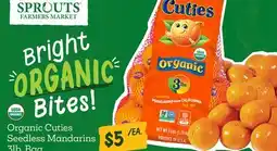 Sprouts Farmers Market Organic Cuties Seedless Mandarins offer