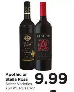 Food 4 Less Apothic or Stella Rosa offer