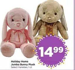 Food 4 Less Holiday Home Jumbo Bunny Plush offer