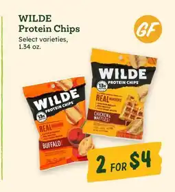 Sprouts Farmers Market WILDE Protein Chips offer