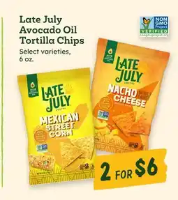Sprouts Farmers Market Late July Avocado Oil Tortilla Chips offer