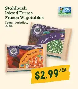 Sprouts Farmers Market Stahlbush Island Farms Frozen Vegetables offer