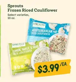 Sprouts Farmers Market Sprouts Frozen Riced Cauliflower offer