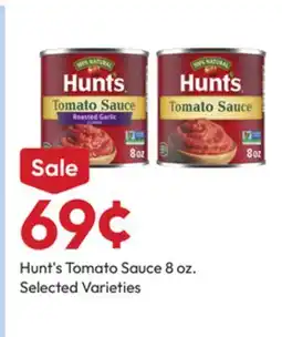 Stater Bros Hunt's Tomato Sauce offer