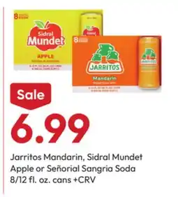 Stater Bros Jarritos Mandarin, Sidral Mundet Apple or Señorial Sangria Soda offer
