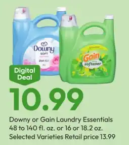Stater Bros Downy or Gain Laundry Essentials offer