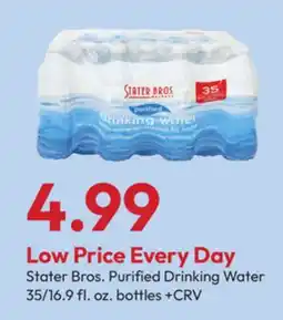 Stater Bros Stater Bros. Purified Drinking Water offer
