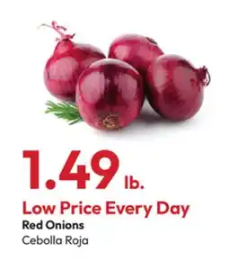Stater Bros Red Onions offer
