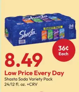 Stater Bros Shasta Soda Variety Pack offer