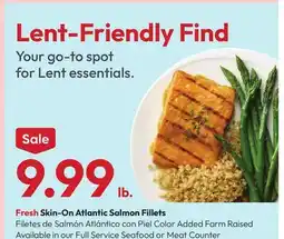 Stater Bros Fresh Skin-On Atlantic Salmon Fillets offer