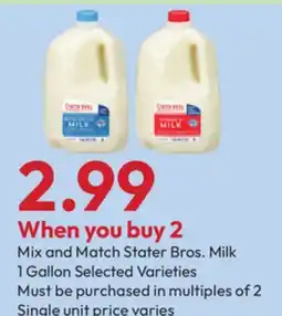 Stater Bros Stater Bros. Milk offer